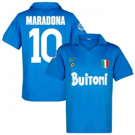 Fußballtrikots SSC Neapel Diego Maradona 10 Retro Heim Trikotsatz 1987-1988